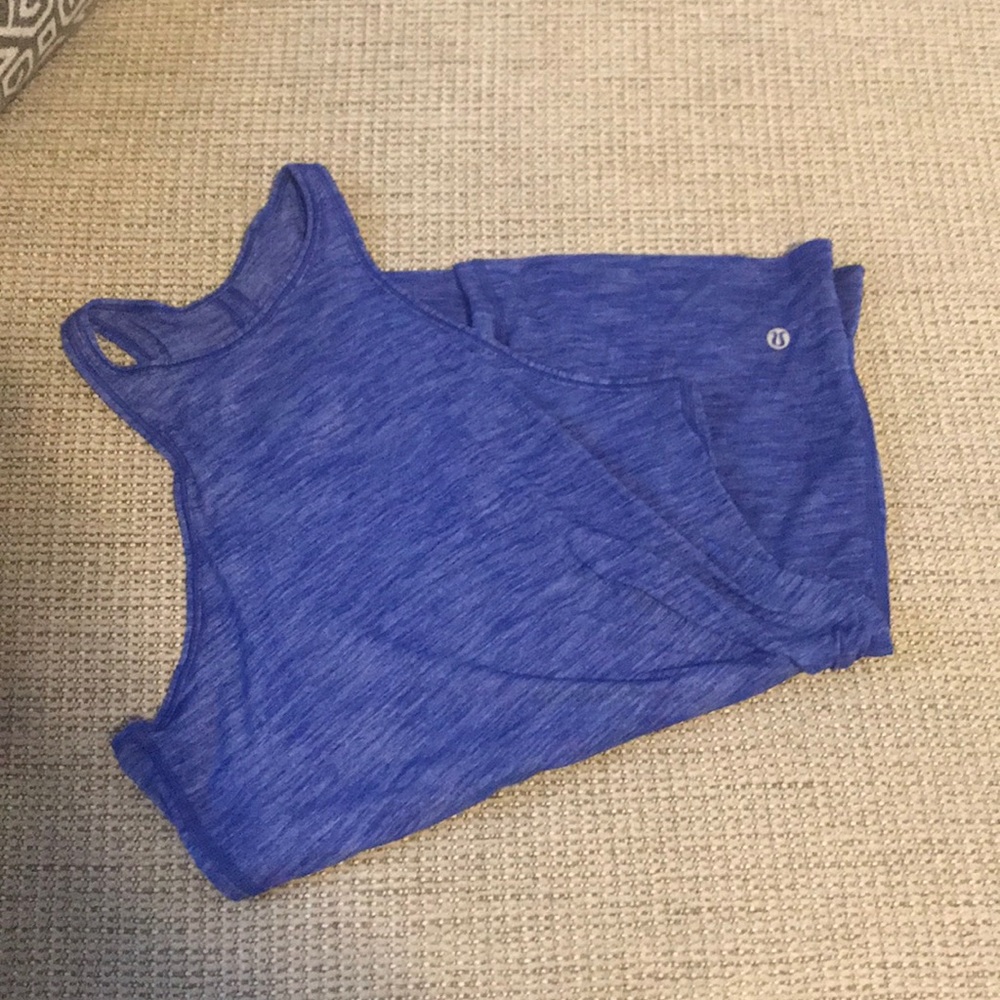 Lululemon blue tank- cotton.